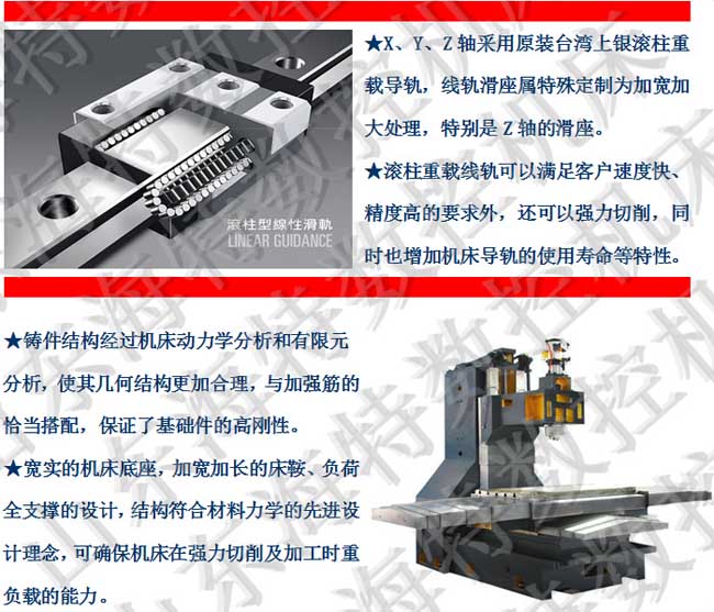 XH1060五軸數(shù)控加工中心光機(jī)圖